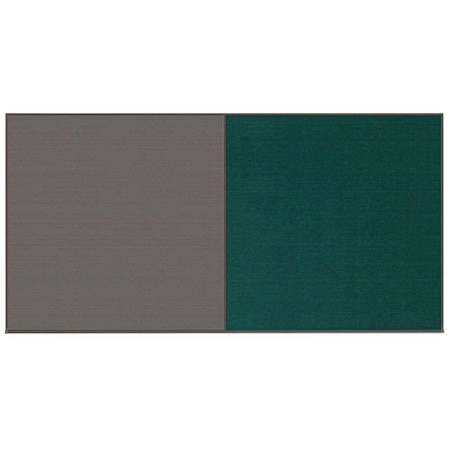 United Visual Products Enclosed Corkboard, 1 Door, 60"x36", 4" Fra UV3410-GOLD-FORBO